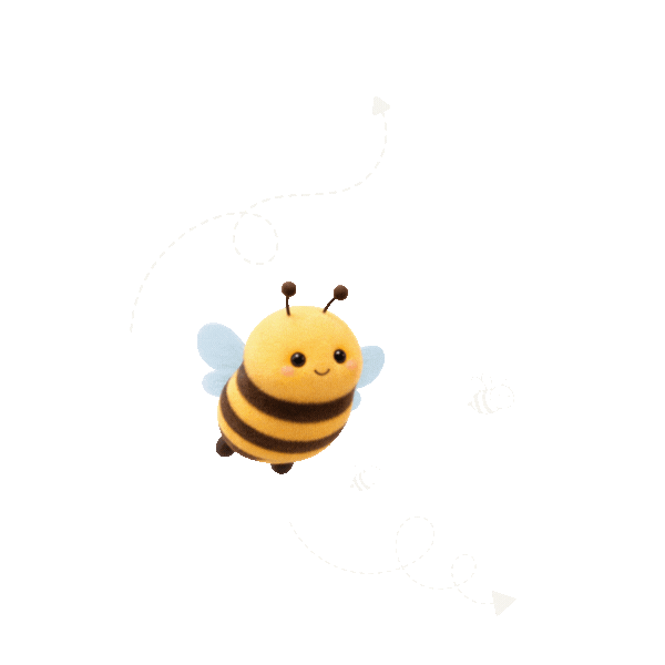 a flying bee