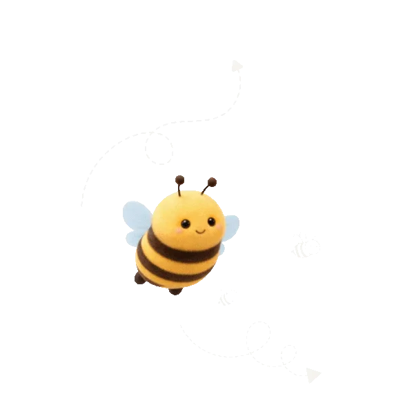 a flying bee